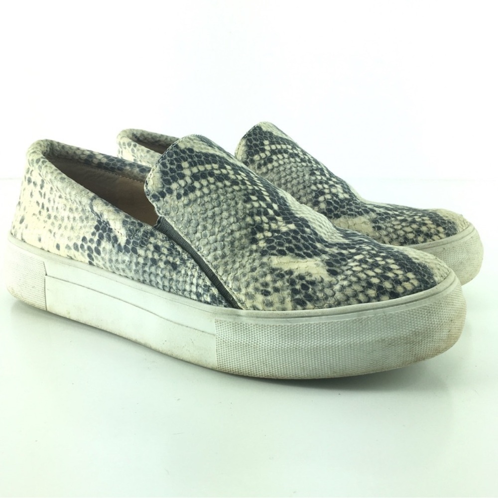 Vince Snake Print Platform Slip-Ons - Picture 6 of 7